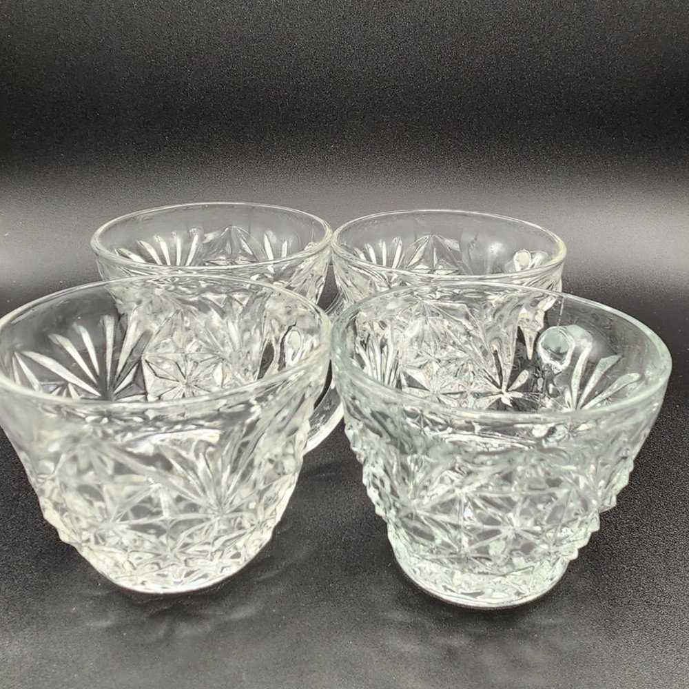 Vintage Anchor Hocking Arlington Glass Punch Cups